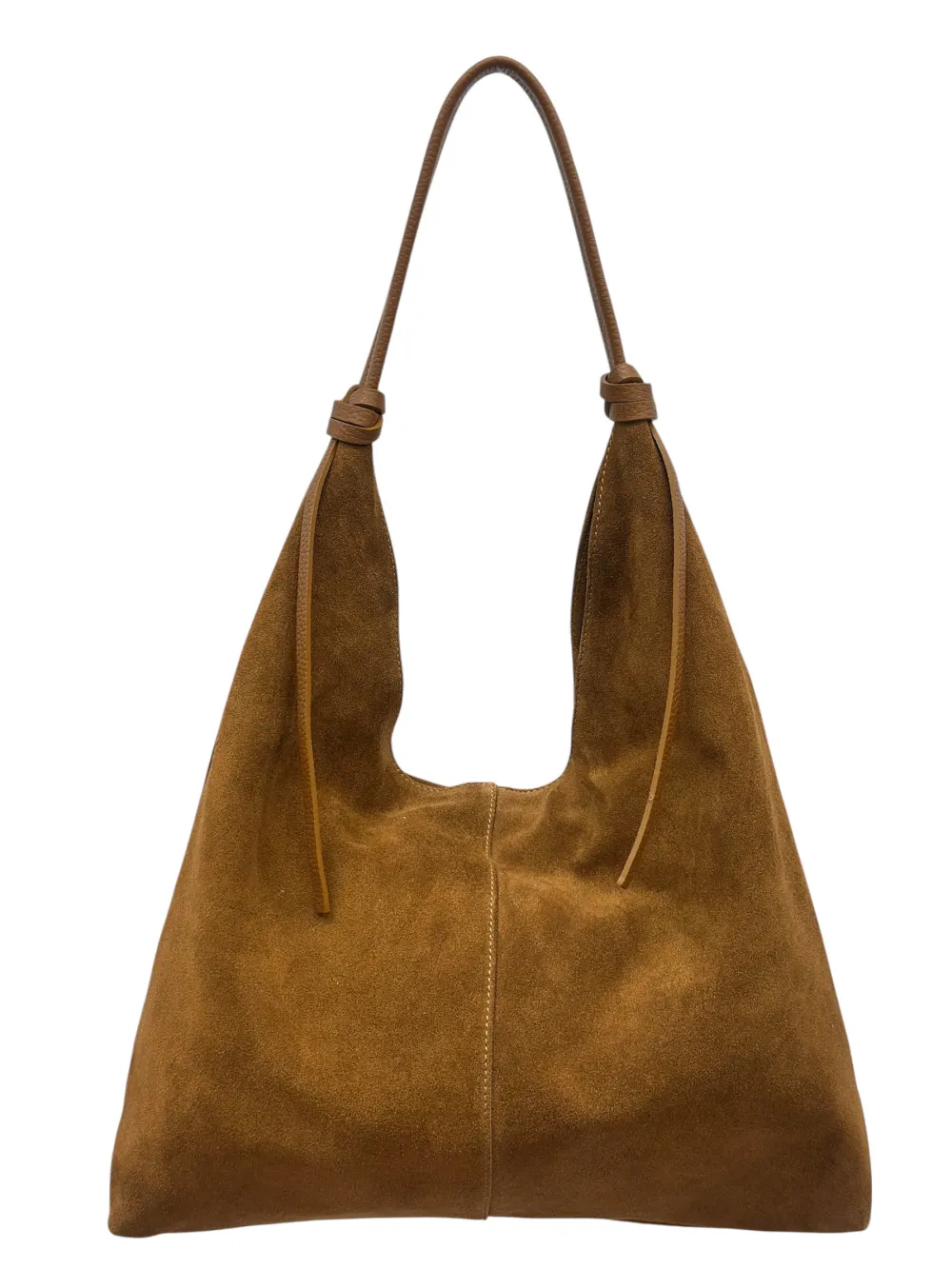 Petra Large Suede Shoulder Bag โ CM-B0346