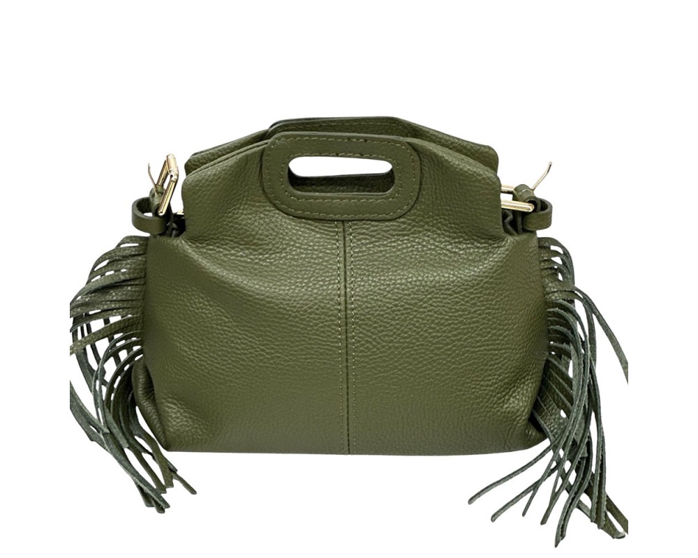 Nazareth Italian Leather Fringe Bag โ DO-B0352