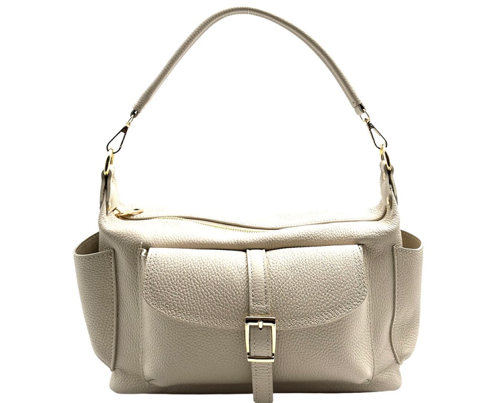 Delvira Pocket Cow Leather Shoulder Bag โ DO-B0272