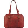 Iรฉna Shoulder tote in natural cowhide trim โ 7555