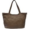 Orlena Woven Washed Calf Leather Shoulder Bag โ LA-B0267