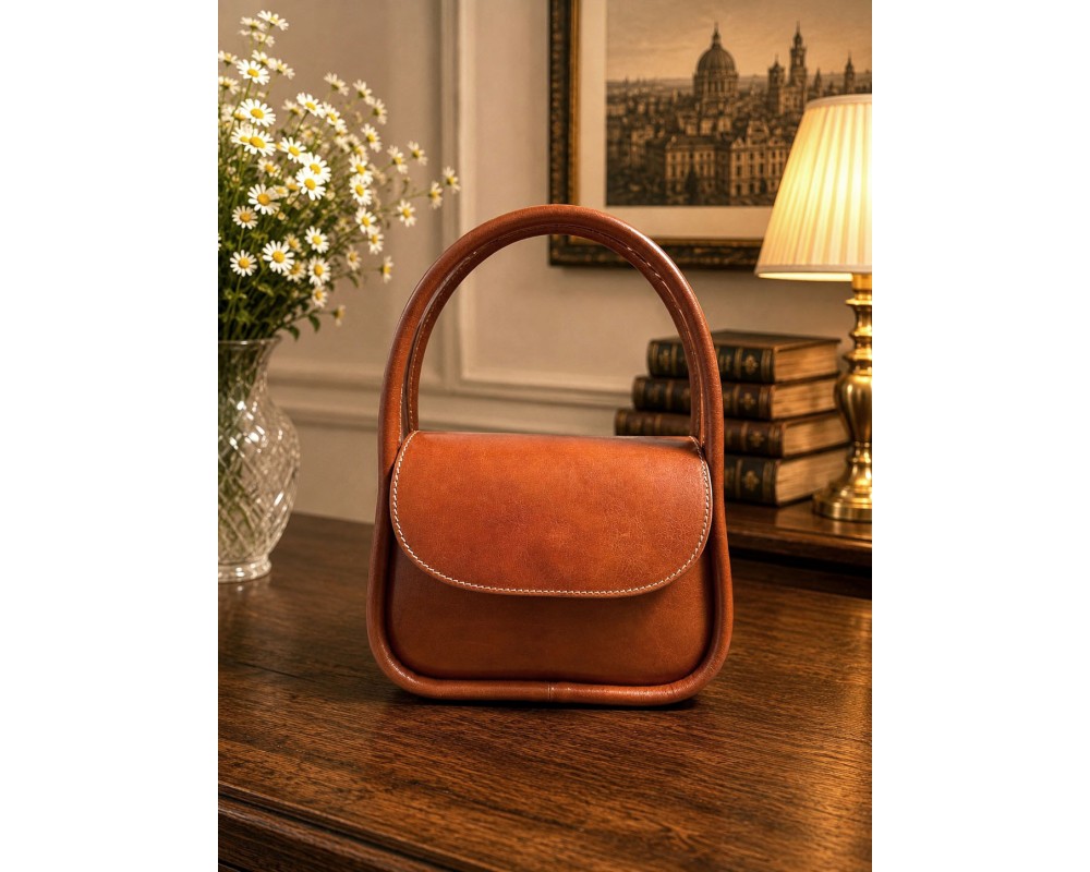 Althea Mini Top Handle Genuine Leather Bag โ 6604