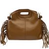 Nazareth Italian Leather Fringe Bag โ DO-B0352