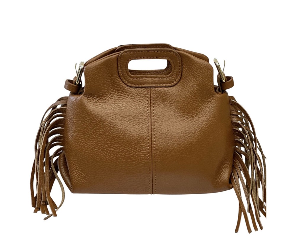 Nazareth Italian Leather Fringe Bag โ DO-B0352