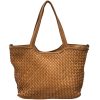 Orlena Woven Washed Calf Leather Shoulder Bag โ LA-B0267