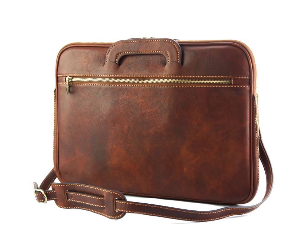 Porte-Documents Jour in Italian Vacchetta leather โ 7550