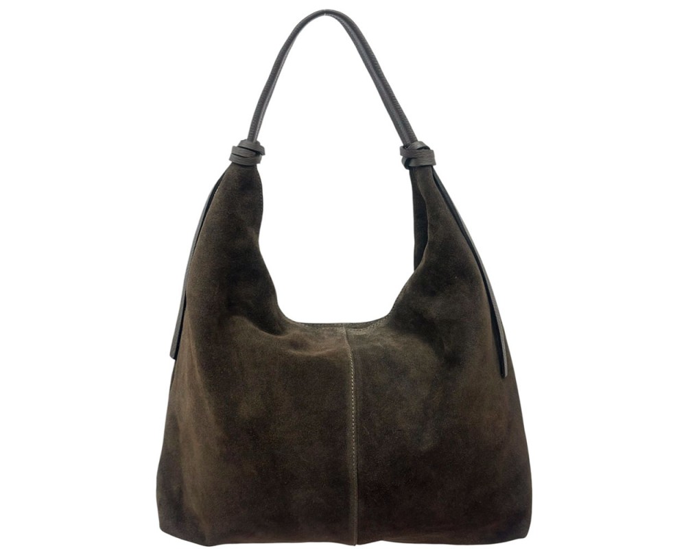 Petra Large Suede Shoulder Bag โ CM-B0346