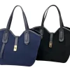 Borsa in pelle scamosciata โ 631-camoscio
