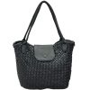 Mirelva Woven Washed Calf Leather Tote Bag โ LA-B0266