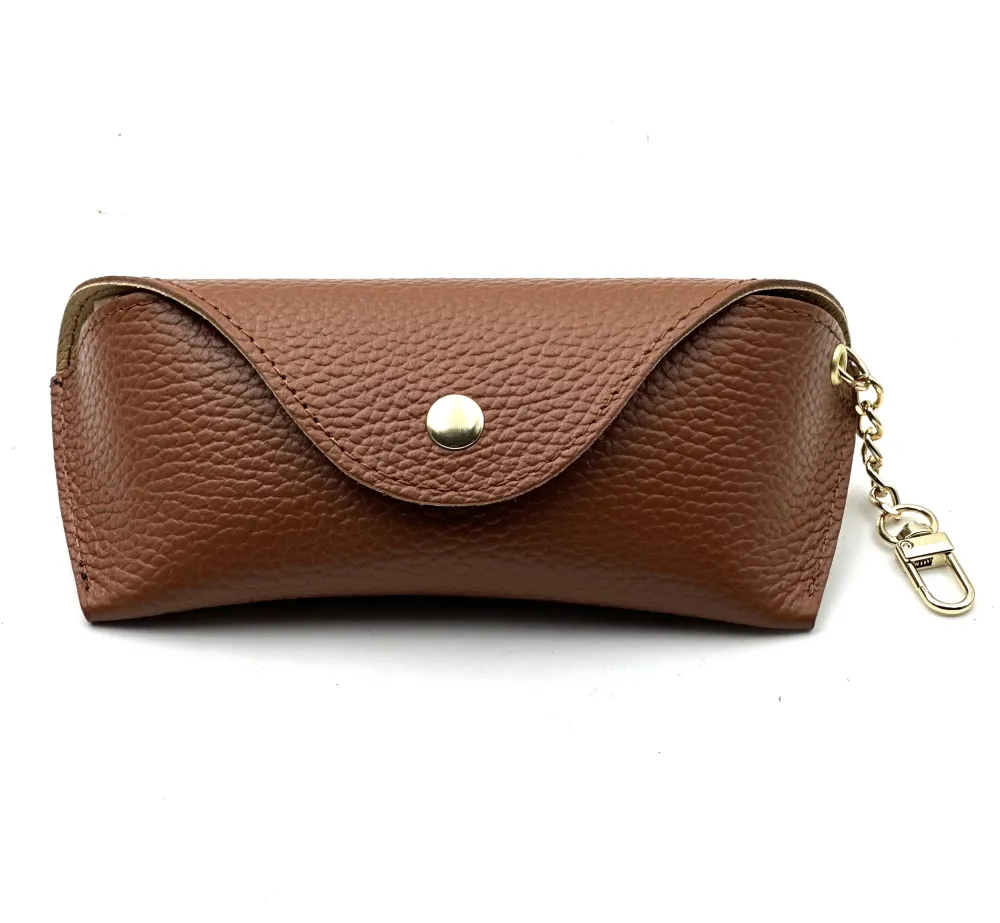 Portaocchiali in vera pelle โ PP-0025