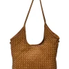 Serenica Woven Soft Washed Cow Leather Hobo Bag โ LA-B0264