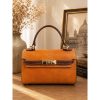Celestine Leather Top Handle Bag โ 6642