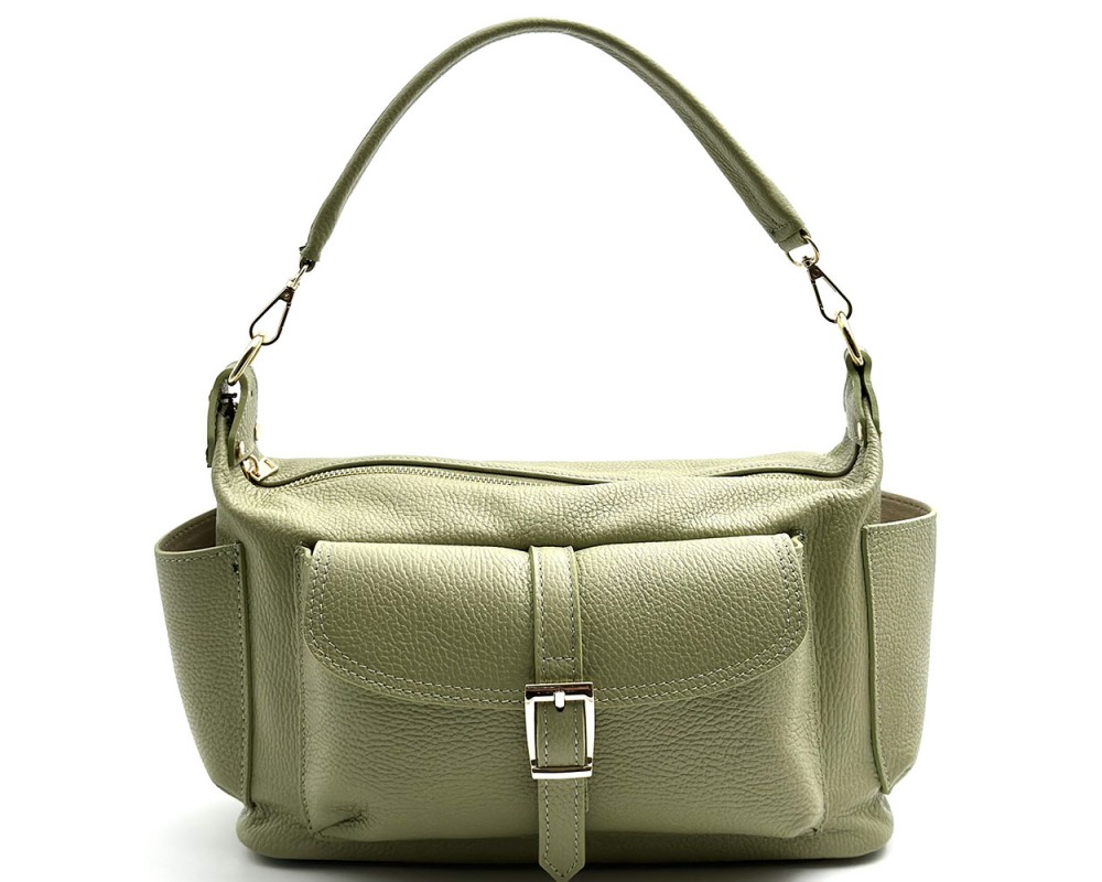 Delvira Pocket Cow Leather Shoulder Bag โ DO-B0272