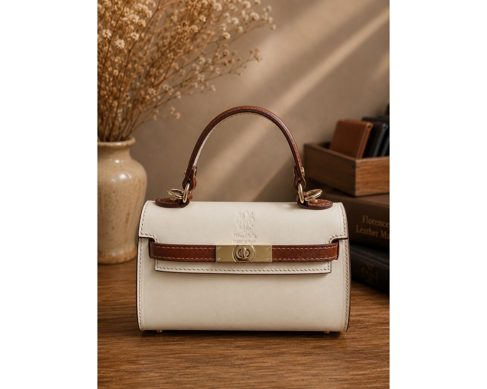 Celestine Leather Top Handle Bag โ 6642